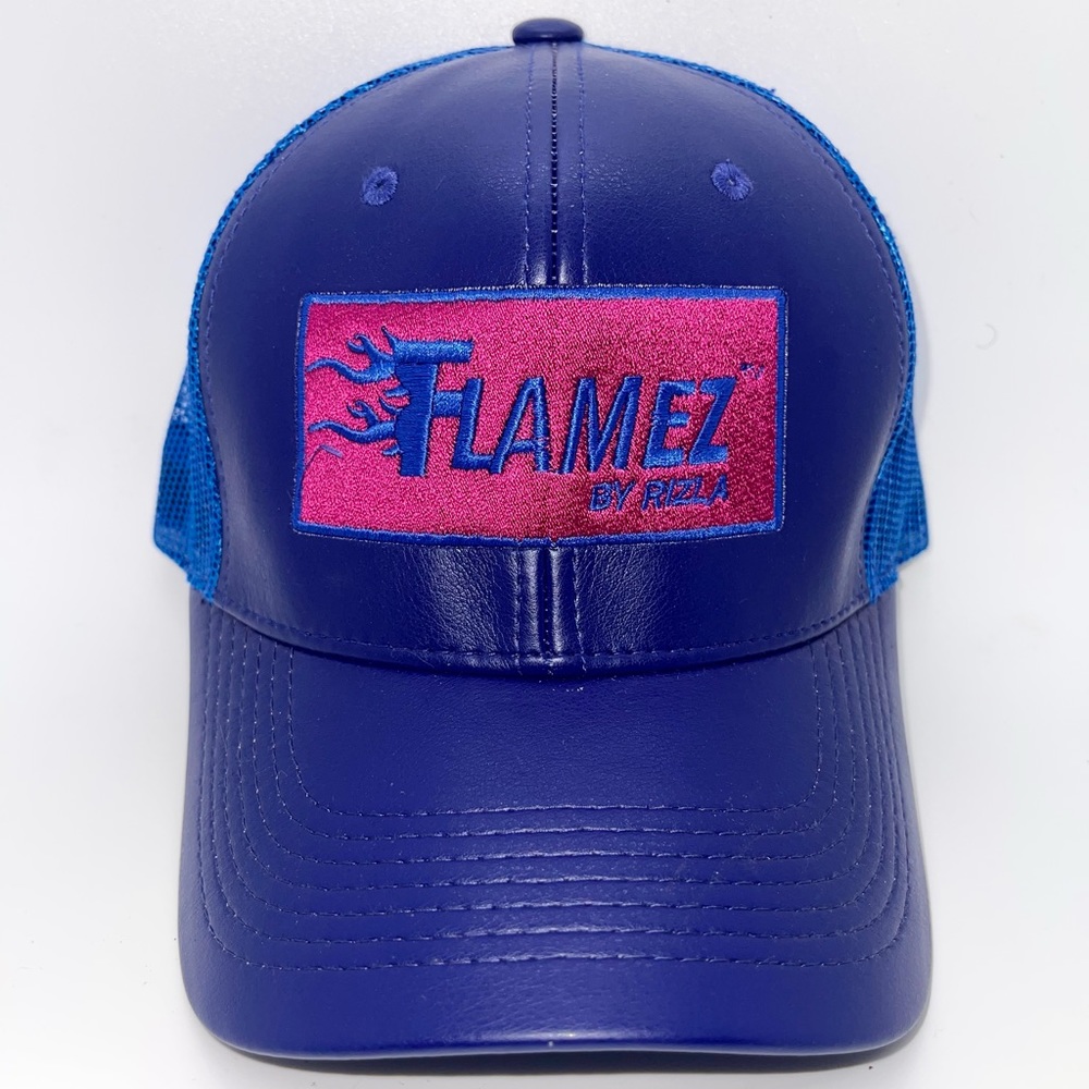 Flamez Trucker Hat (Blue/Purple/Pink)